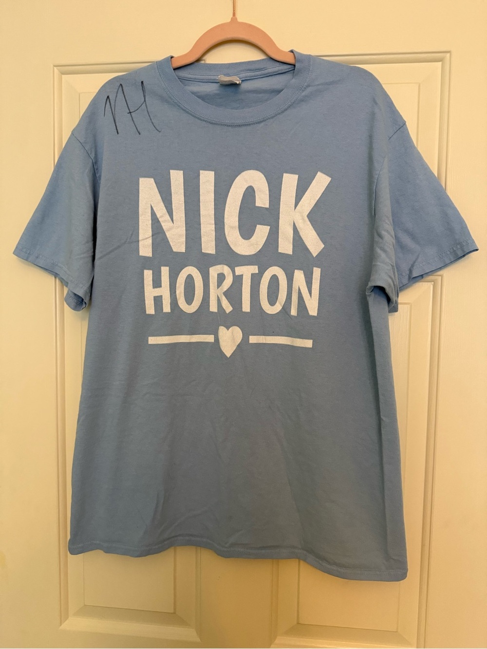 unisex autographed nick horton official merch tshirt!